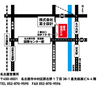 名古屋営業所地図